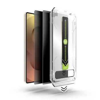 Протектор за Samsung Galaxy S25 / Galaxy S24 - Techsuit - [Съвместим с отключване с пръстов отпечатък] TitanGlass CrystalHD (2 броя) - Privacy