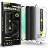 Протектор за Samsung Galaxy S25 Plus / Galaxy S24 Plus - Techsuit - [Съвместим с отключване с пръстов отпечатък] TitanGlass CrystalHD (2 броя) - Privacy