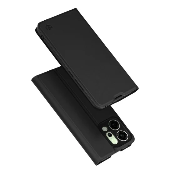 Калъф тип книга – Techsuit Magskin Book – Oppo Reno14 – Черен