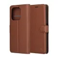 Калъф тефтер – Honor 400 Smart 5G / 400 Smart 4G / X7d 4G – Techsuit Leather Folio – Кафяв