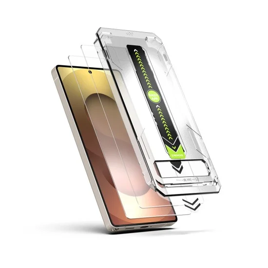 Протектор – TitanGlass CrystalHD (2 бр.) – Samsung Galaxy S25 FE – Techsuit – Прозрачен