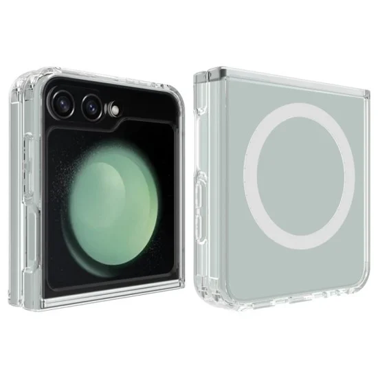 Калъф за Samsung Galaxy Z Flip6 - MagSafe Pro - Прозрачен