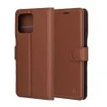 Калъф тефтер – Motorola Edge 70 – Techsuit Leather Folio – Кафяв