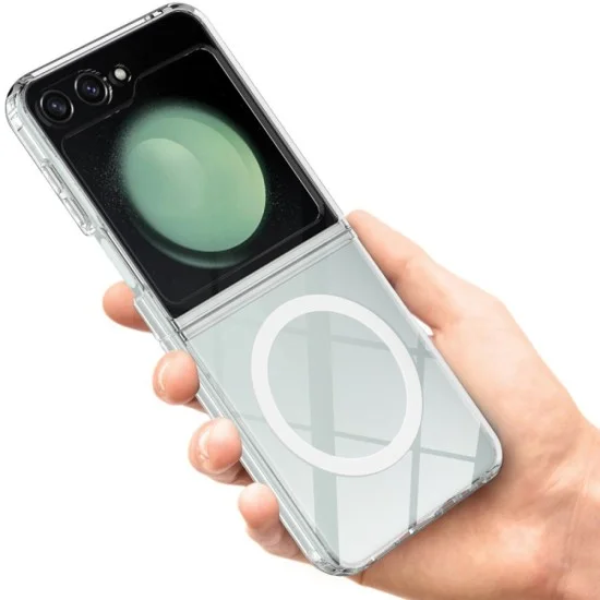 Калъф за Samsung Galaxy Z Flip6 - MagSafe Pro - Прозрачен