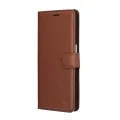 Калъф тефтер – Honor X5c Plus – Techsuit Leather Folio – Кафяв