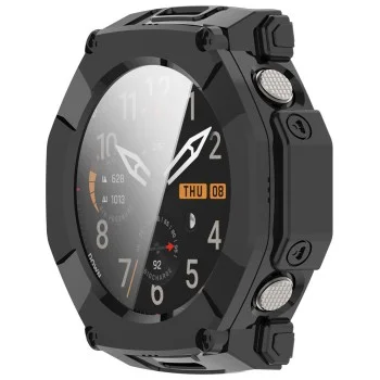 Калъф с протектор за Amazfit T-Rex Ultra 2 - Defense360 Pro - Techsuit - Черен