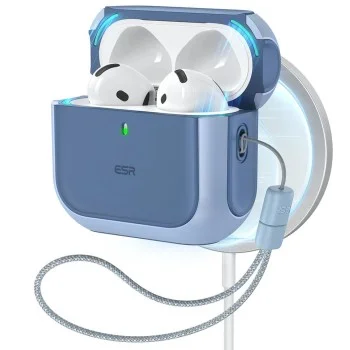 Калъф за Apple AirPods 4 - ESR Orbit Hybrid HaloLock - син