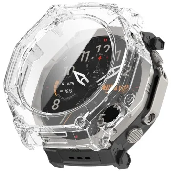 Калъф с протектор за Amazfit T-Rex Ultra 2 - Defense360 Pro - Techsuit - Прозрачен