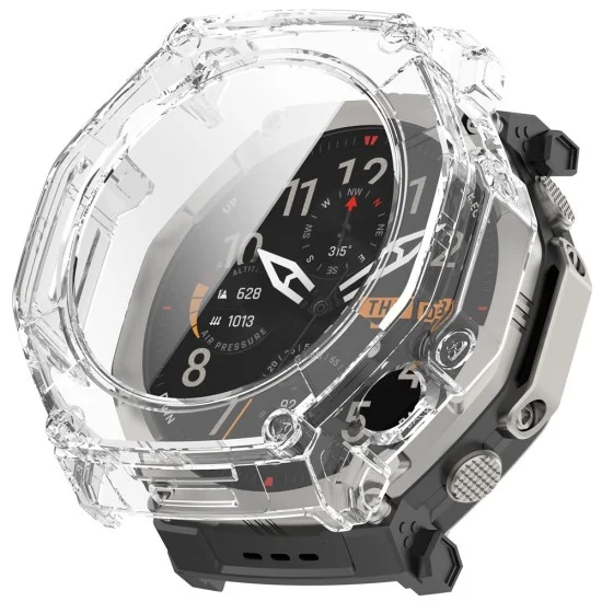 Калъф с протектор за Amazfit T-Rex Ultra 2 - Defense360 Pro - Techsuit - Прозрачен