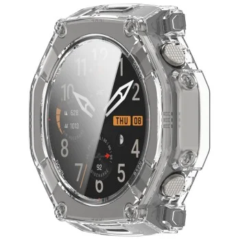 Калъф с протектор за Amazfit T-Rex Ultra 2 - Defense360 Pro - Techsuit - Прозрачен