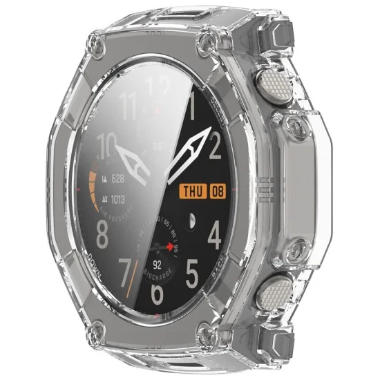 Калъф с протектор за Amazfit T-Rex Ultra 2 - Defense360 Pro - Techsuit - Прозрачен