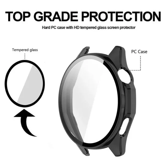 Калъф с протектор за Huawei Watch GT Runner 2 - Defense360 Pro - Techsuit - Черен