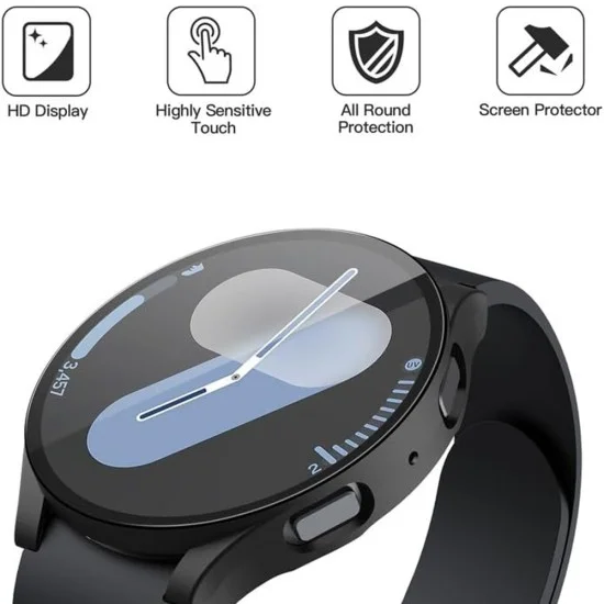 Калъф с протектор за Huawei Watch GT Runner 2 - Defense360 Pro - Techsuit - Черен