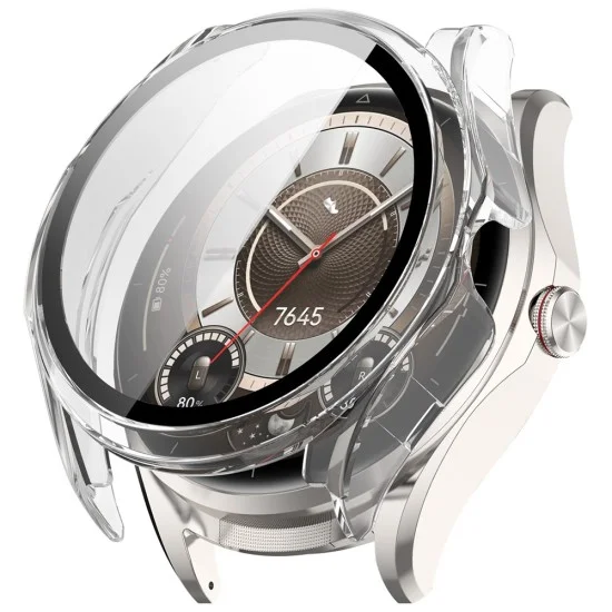 Калъф с протектор за Huawei Watch Buds 2 - Defense360 Pro - Techsuit - Прозрачен