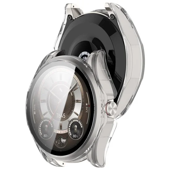 Калъф с протектор за Huawei Watch Buds 2 - Defense360 Pro - Techsuit - Прозрачен