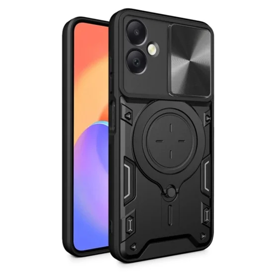 Калъф за Samsung Galaxy A06 - CamGuard Pro - Черен