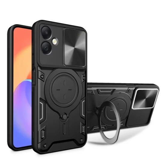 Калъф за Samsung Galaxy A06 - CamGuard Pro - Черен