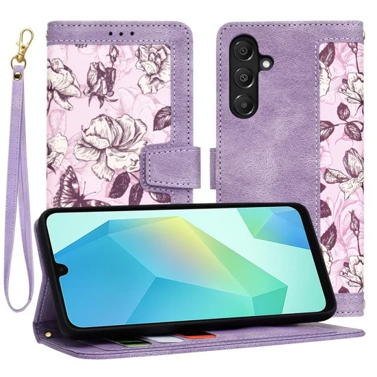 Калъф за Samsung Galaxy A16 4G / A16 5G - FlipCraft - Mysterious Purple