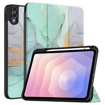 Калъф за Samsung Galaxy Tab S11 Ultra / Tab S12 Ultra - FoldPro - Techsuit - Green Time