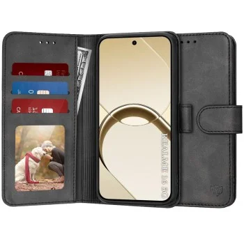 Калъф за Realme 16 5G - Diary Book - Techsuit - Черен