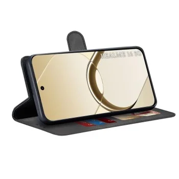 Калъф за Realme 16 5G - Diary Book - Techsuit - Черен