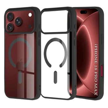 Калъф Techsuit MagSafe Pro - iPhone 18 Pro Max / iPhone 17 Pro Max - Черен