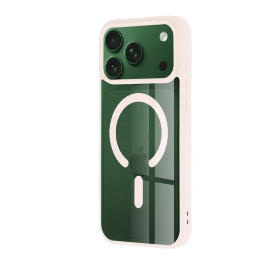 Калъф Techsuit MagSafe Pro - iPhone 18 Pro / iPhone 17 Pro - Светло розов