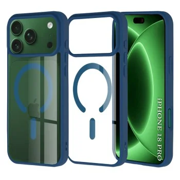 Калъф Techsuit MagSafe Pro - iPhone 18 Pro / iPhone 17 Pro - Син