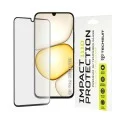 Стъклен протектор Techsuit 111D Full Cover / Full Glue Glass - Realme P4x 4G / P4 Lite 4G - Черен