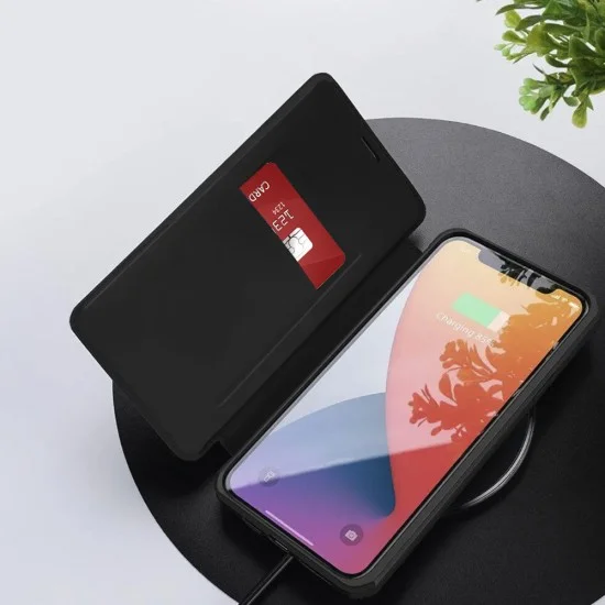 Калъф тип книга – Techsuit Magskin Book – Oppo Reno14 – Черен