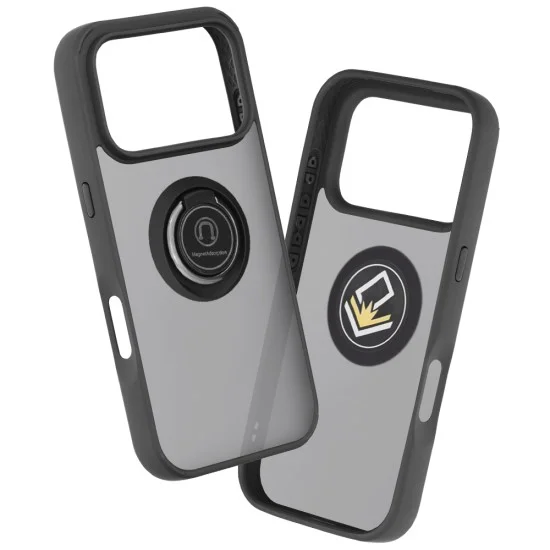 Калъф Techsuit Glinth - iPhone 18 Pro / iPhone 17 Pro - Черен