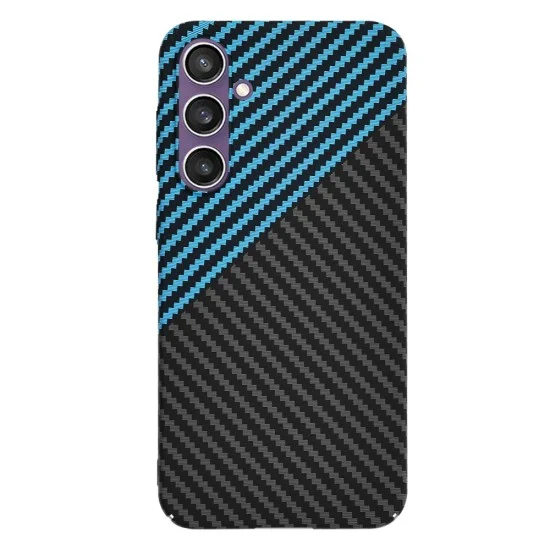 Калъф за Samsung Galaxy S23 FE - Carbonite FiberShell - Blue Pulse