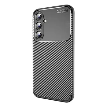 Калъф за Samsung Galaxy A16 4G / A16 5G - CarbonFiber - Черен