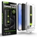 Протектор за Samsung Galaxy S25 / Galaxy S24 - Techsuit - [Съвместим с отключване с пръстов отпечатък] TitanGlass CrystalHD - Privacy