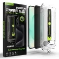 Протектор за Samsung Galaxy S25 Plus / Galaxy S24 Plus - Techsuit - [Съвместим с отключване с пръстов отпечатък] TitanGlass CrystalHD - Privacy