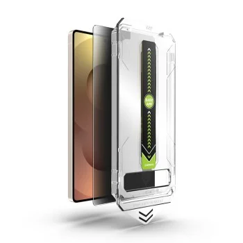 Протектор за Samsung Galaxy S25 Plus / Galaxy S24 Plus - Techsuit - [Съвместим с отключване с пръстов отпечатък] TitanGlass CrystalHD - Privacy