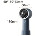 Преносим вентилатор, 1200mAh - (HX130) - син