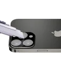 Протектор за камера за iPhone 13 Pro / iPhone 13 Pro Max - Цяло стъкло за камера - Черен