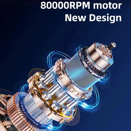 Преносим вентилатор, 80000rpm, 4500mAh - (FS15) - Бял