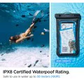 Универсален калъф за телефон - Spigen Waterproof Case A601 - Черен