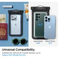 Универсален калъф за телефон (комплект от 2) - Spigen Waterproof Case A601 - Черен