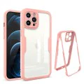 Калъф за iPhone 12 Pro Max + Протектор - ColorVerse 360 ​​Series - розов