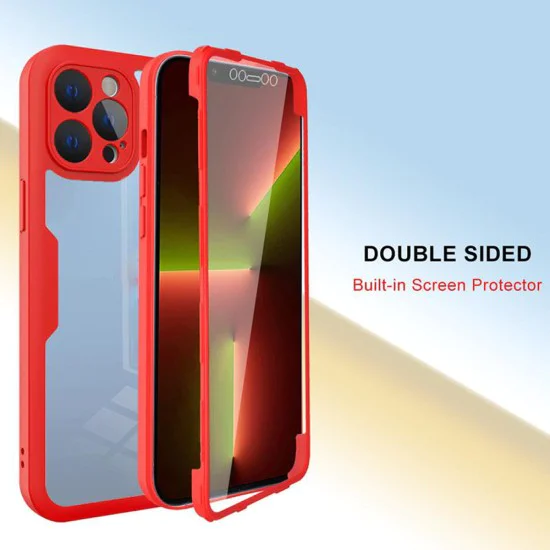 Калъф за iPhone 13 Pro Max + Cover - Techsuit - ColorVerse 360 ​​Series - Син