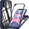 Калъф за iPhone 11 + Cover - Techsuit - ColorVerse 360 ​​Series - Син
