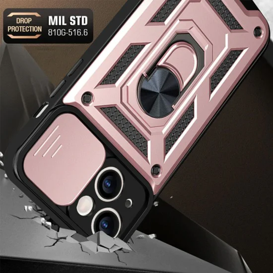 Калъф за iPhone 14 Pro - CamShield Series - Rose Gold