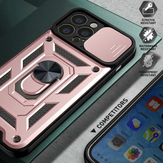 Калъф за iPhone 13 Pro - CamShield Series - Rose Gold