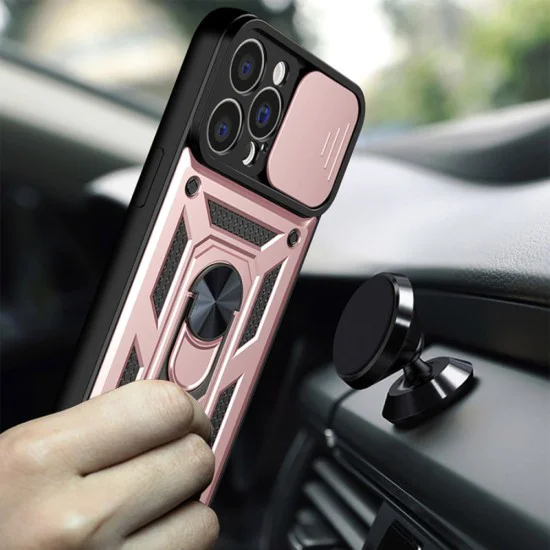 Калъф за iPhone 13 Pro - CamShield Series - Rose Gold