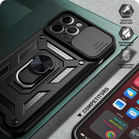Калъф за iPhone 11 Pro Max - CamShield Series - Techsuit - Зелен
