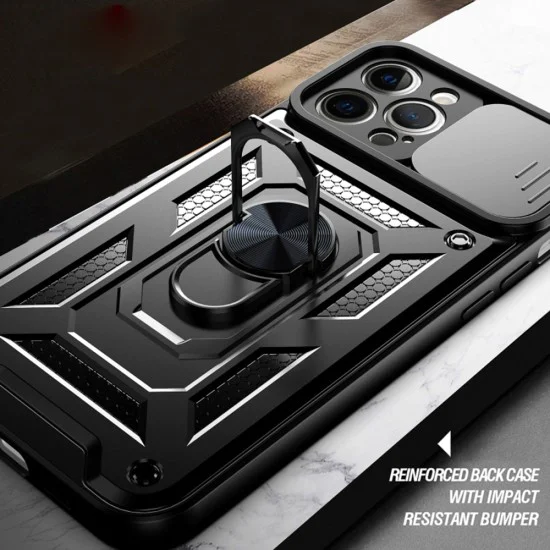 Калъф за iPhone 11 Pro Max - CamShield Series - Techsuit - Зелен
