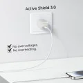 Зарядно устройство Priza Type-C, 30W, PowerIQ 3.0 - Anker Nano 4 (A2337G21) - Бяло